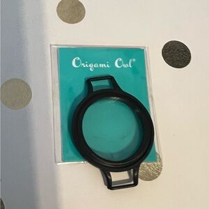Origami Owl LK3109 Large Black Wrap Twist Locket Base NIP